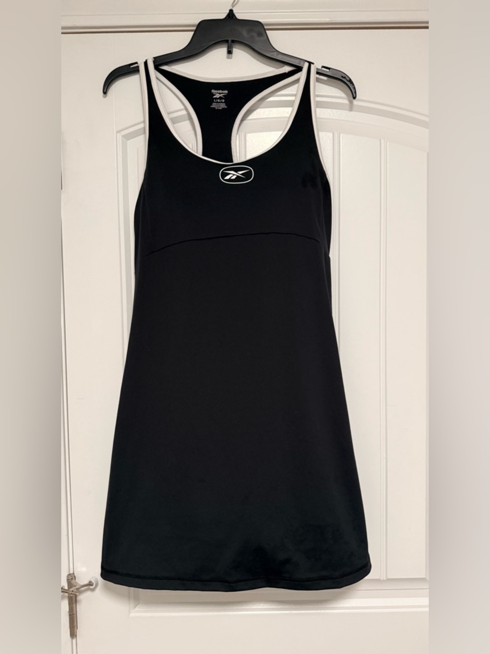 Reebok Black Athletic Tennis Dress with White Trim
